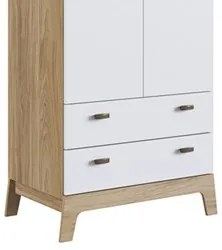 Guarda Roupa Infantil 73cm 2 Portas 2 Gavetas Favo de Mel 005 Itapuã/B