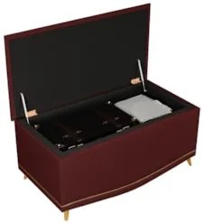 Cabeceira Cama Box Solteiro 90cm Com Calçadeira Baú Imperial J02 Velud