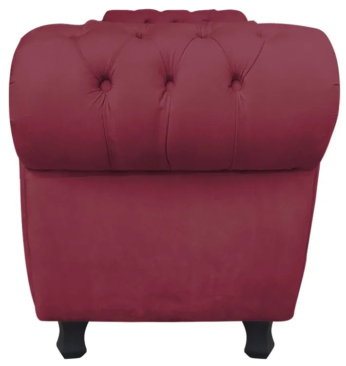 Recamier Baú Londres 1,20 m Suede D'Rossi - Rose