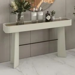 Aparador Sala de Estar Buffet 136cm Blen Louro/Luna/Preto I06 - Mpozen