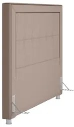 Cabeceira Cama Box Casal 140cm Paolla Z37 Linho Bege Cru - Mpozenato