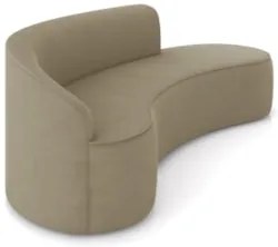 Sofá 4 Lugares Para Sala 220cm Orgânico Wendi Suede Marrom Rt I01 - M