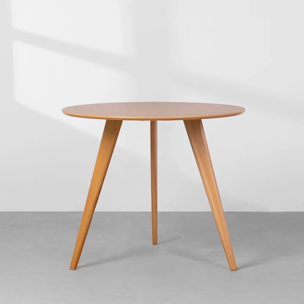 Mesa de Jantar Square Redonda Bétula – 80cm