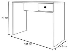 Mesa para Computador Notebook Escrivaninha 101cm Dubai L03 Carvalho Br