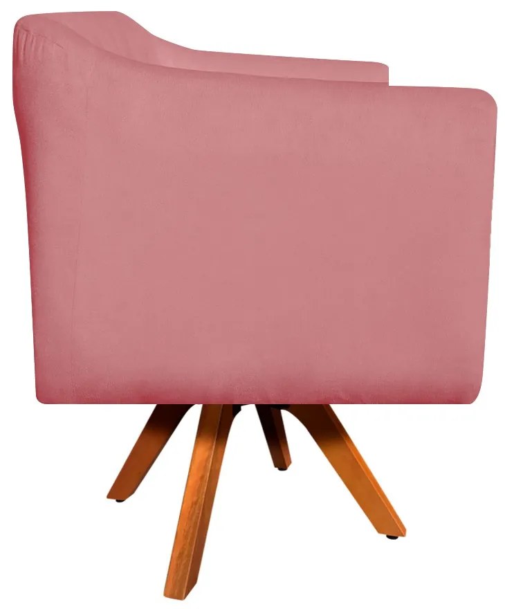 KIT 02 POLTRONAS GIRATORIA JULIA SUEDE R