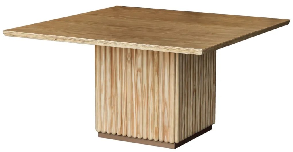Mesa de Jantar Quadrada Village - Mel Pinus