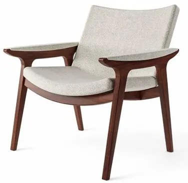 Poltrona Vicosa Estrutura Castanho Tecido Boucle Branco -76974 Sun House
