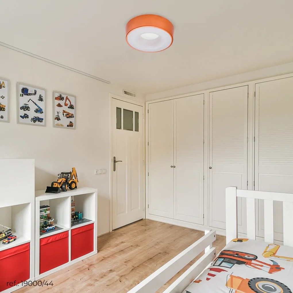 Plafon Dandi Ø44X09Cm Led 20,5W Bivolt | Usina 19000/44 (FN-F - Fendi Fosco, 3000k)