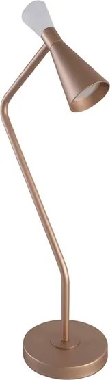 Luminaria De Mesa Led Aluminio Champagne 6W 3000K Ramus