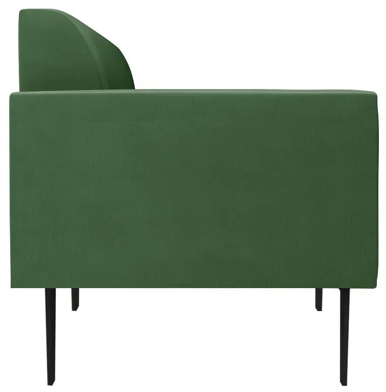 Sofá Namoradeira Pés Villach Marisa Suede D03 - DRossi - Verde