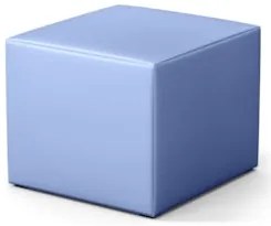 Poltrona de Amamentação Fixa com Puff Lucy Z39 Sintético Azul - Mpozen