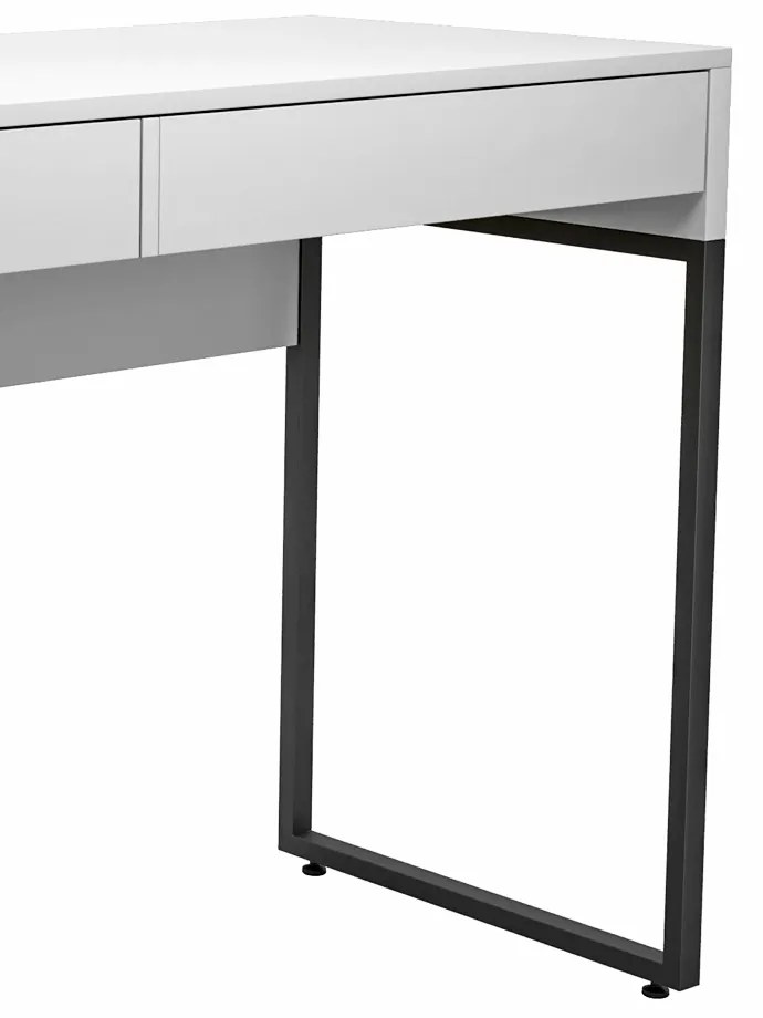 Kit Mesa Para Computador Desk Branco com Cadeira Eiffel Charles Eames Preto - D'Rossi