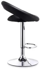 Kit 4 Banquetas Estofadas Lux com Regulagem a Gás Preto - Facthus