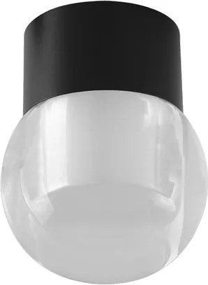 Plafon Led De Sobrepor Aluminio 6W 3000K Budi - PRETO