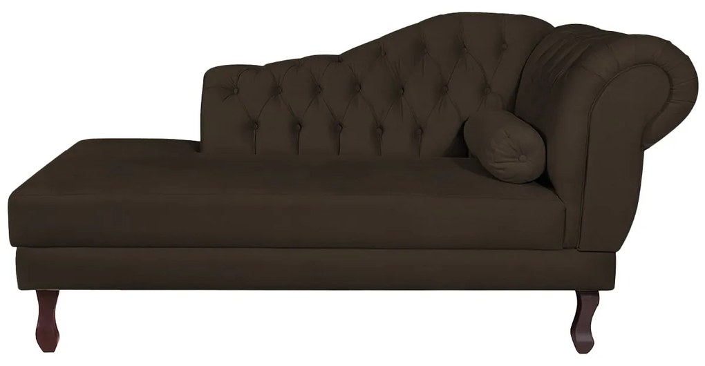 Recamier Diana 185cm Lado Esquerdo Corano Marrom - ADJ Decor