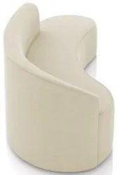 Sofá 4 Lugares Para Sala 220cm Orgânico Wendi Suede Bege I01  - Mpozen