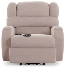 Poltrona do Papai Reclinável Kalie Elevação Lift Elétrico FH9 Veludo R