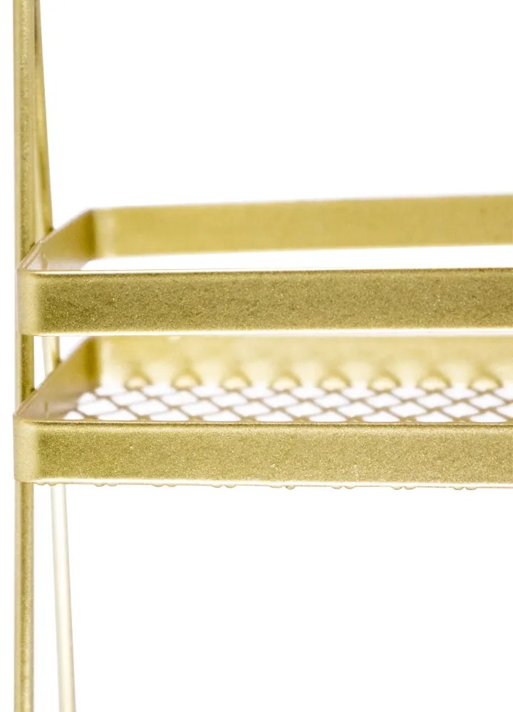 Prateleira Multiuso Estilo Industrial Armada Dourado 30,5 cm - D'Rossi
