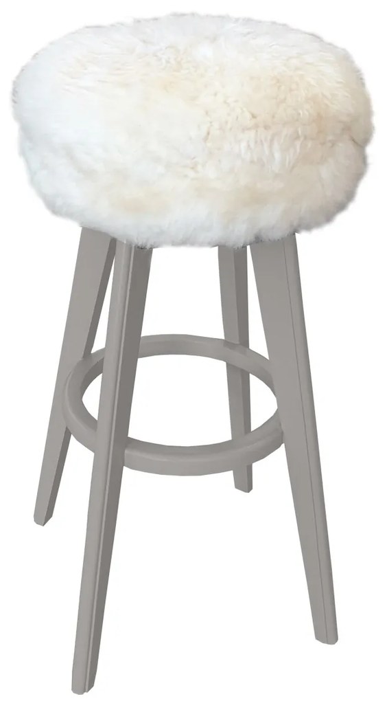 Banqueta Pub G com Pelos - Fendi Nouveau Provençal Kleiner