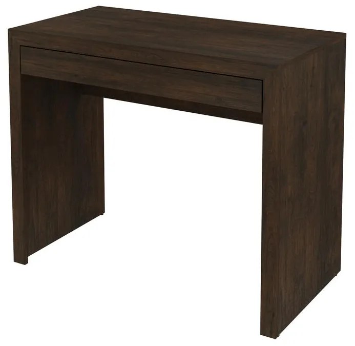 Escrivaninha Mesa Escritório Home Office 1 Gaveta Rústico