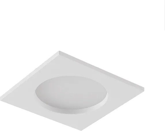 Plafon Led De Embutir Quadrado Branco 2,5W 100 3000K Mobili