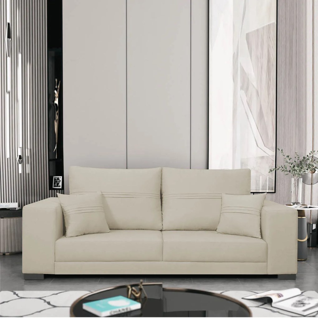 Sofá 2 Lugares Madri Linho - ADJ Decor