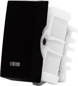 M&amp;#xF3;dulo Interruptor Paralelo Com Led Preto Inova Pro Class