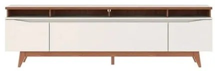 Rack Flynt St Off White Gloss Base Natural 2,20 MT - 69765 Sun House
