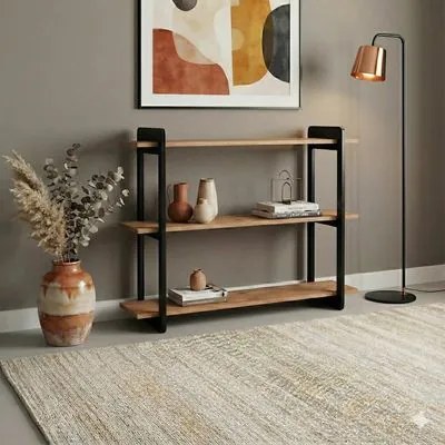 Aparador Narvi Madeirado com Preto Woodyou 110x32x87cm