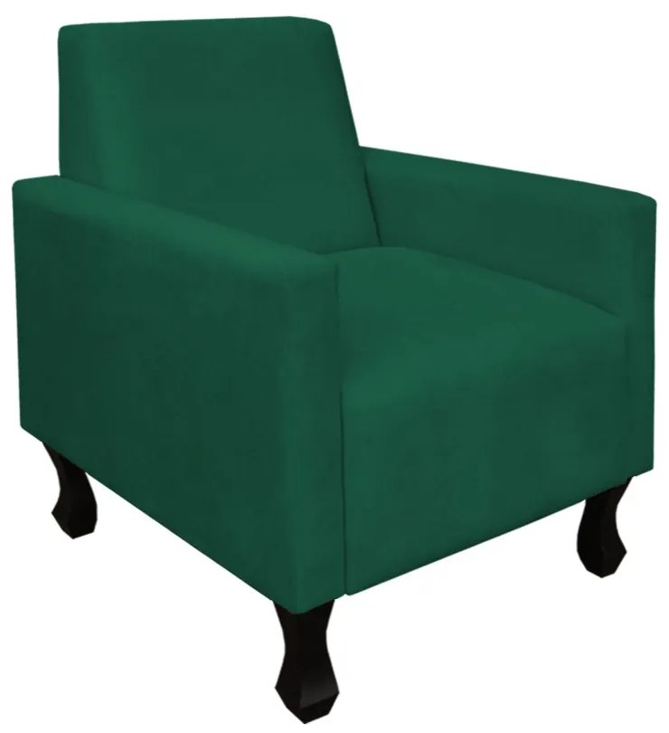 Poltrona Amamentação Sofia Suede Verde Bandeira