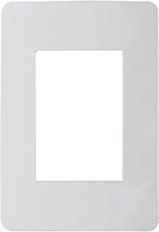 Placa 4x2 Termoplástico Branco 3 Módulos Orion