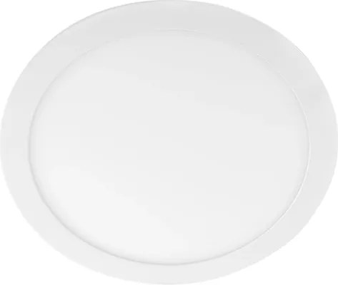Plafon Led De Embutir Aluminio Branco 24W 5000K