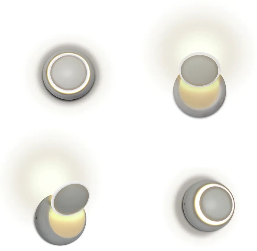 Arandela Moon Ø14Cm Led 5W 3000K Bivolt / Branco |S&l Iluminação 2004/... (Branco)
