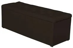 Calçadeira Baú 140 cm Paris Corano Marrom - JS Móveis