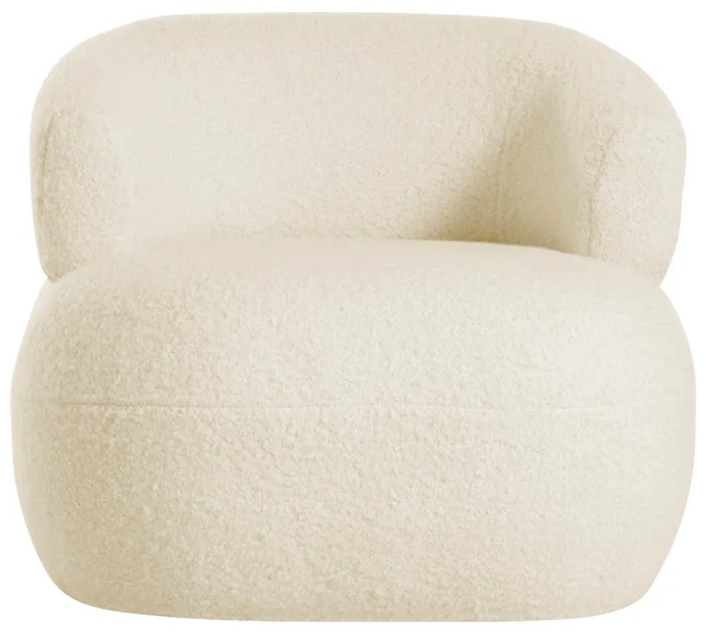 Kit Divã Recamier 180cm e Poltrona Luxo Suíça Lado Esquerdo Bouclé