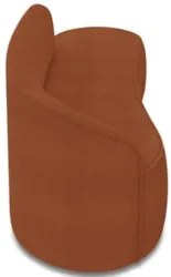 Sofá 3 Lugares Para Sala 180cm Orgânico Wendi Boucle Terracota I01 -