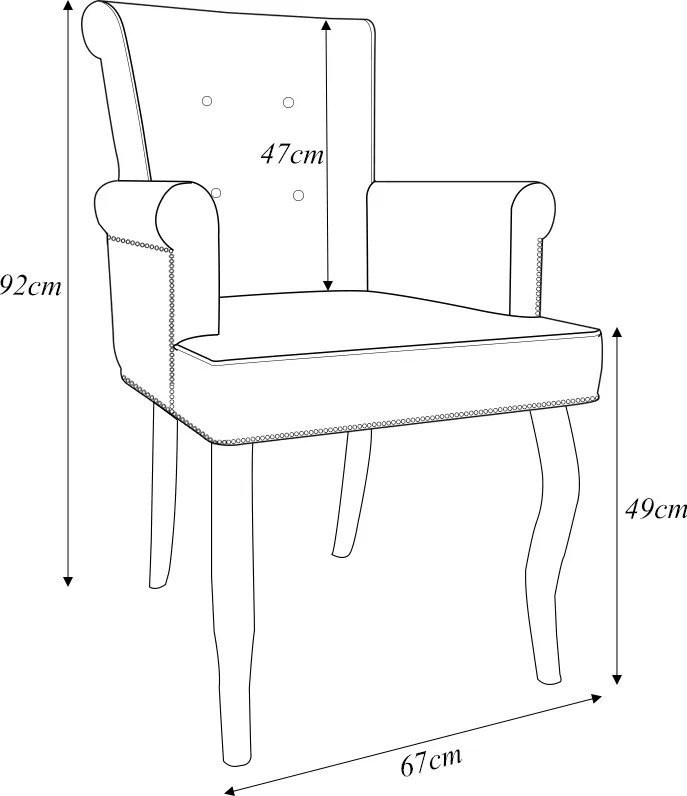 Cadeira de Jantar Belford Veludo Preto Pés de Madeira Design Sofisticado G48 -  Gran Belo