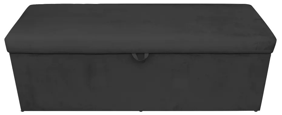 Calçadeira Clean 140 cm Suede D'Rossi - Preto