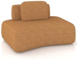 Sofá Modular 174cm Living Sala de Estar Moby Boucle Telha Z08 - Mpozen