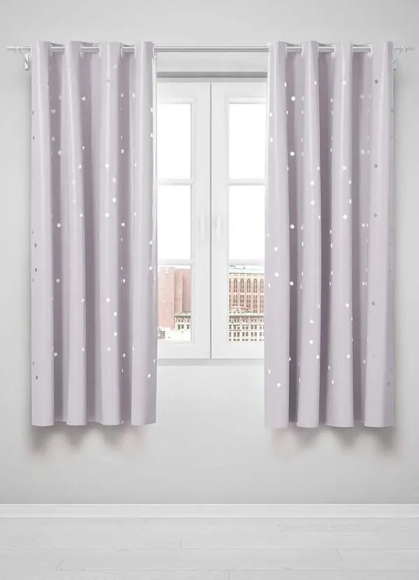 Corta Luz Estrelinha Branco 200x135 cm