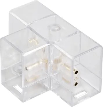 Junção T Para Perfil T5 Honey Abs Transparente