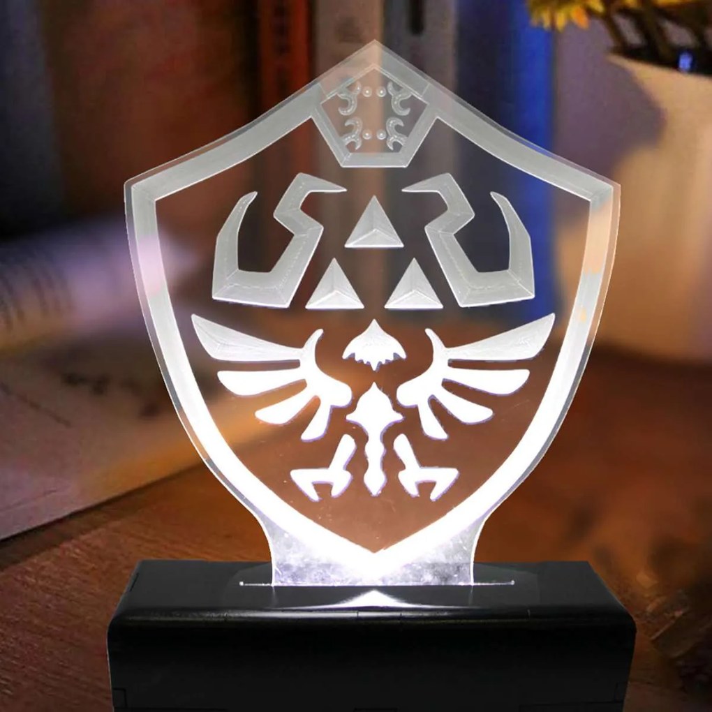 Luminaria em Acrilico Escudo Zelda