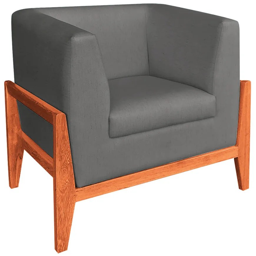 KIT 02 POLTRONAS LUCY LINHO CINZA A26 BA