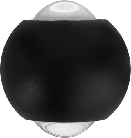 Arandela Led Aluminio 2W 160Lm Ip65 3000K Poke - PRETO