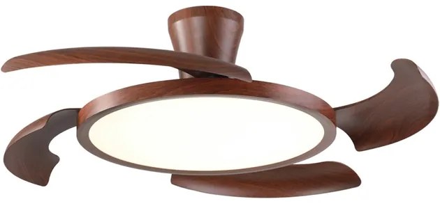 Ventilador De Teto Led Retratil 26W Multitemperatura Lirio