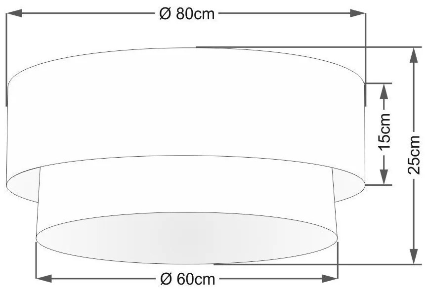 Plafon Para Quarto Cilíndrico SQ-3021 Cúpula Cor Rosa Bebê Branco
