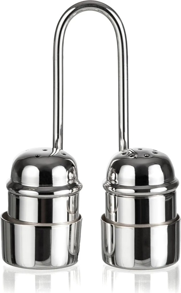 Conjunto de Saleiro e Pimenteiro Shefield Plate - Prata  Prata