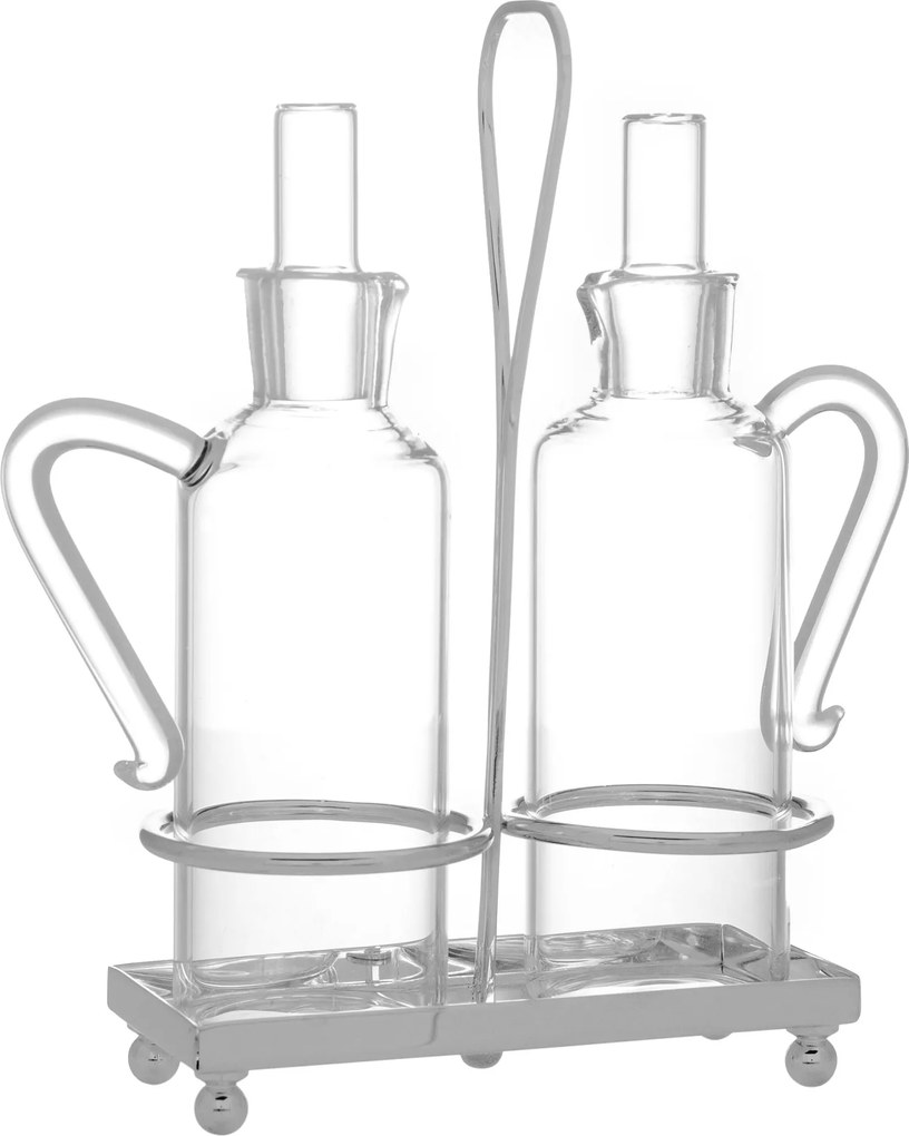 Galheteiro c/ Alça Shefield Plate Prata