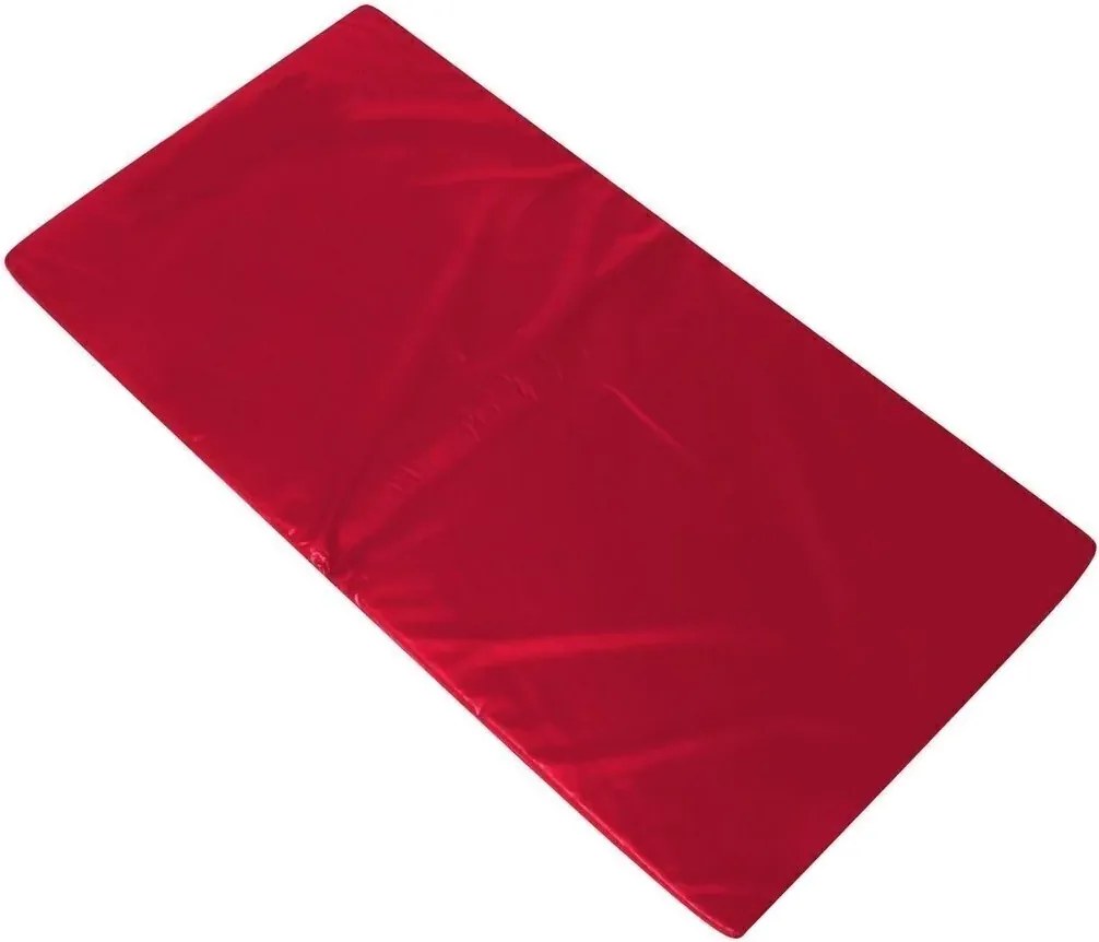 Colchonete Academia Fitness Creche Napa 120 X 60 X 4Cm (Vermelho)