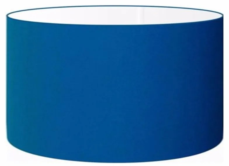 Cúpula abajur cilíndrica cp-8023 Ø50x21cm azul marinho